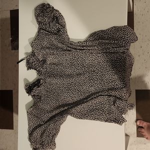 Primark leopard print sheer top.